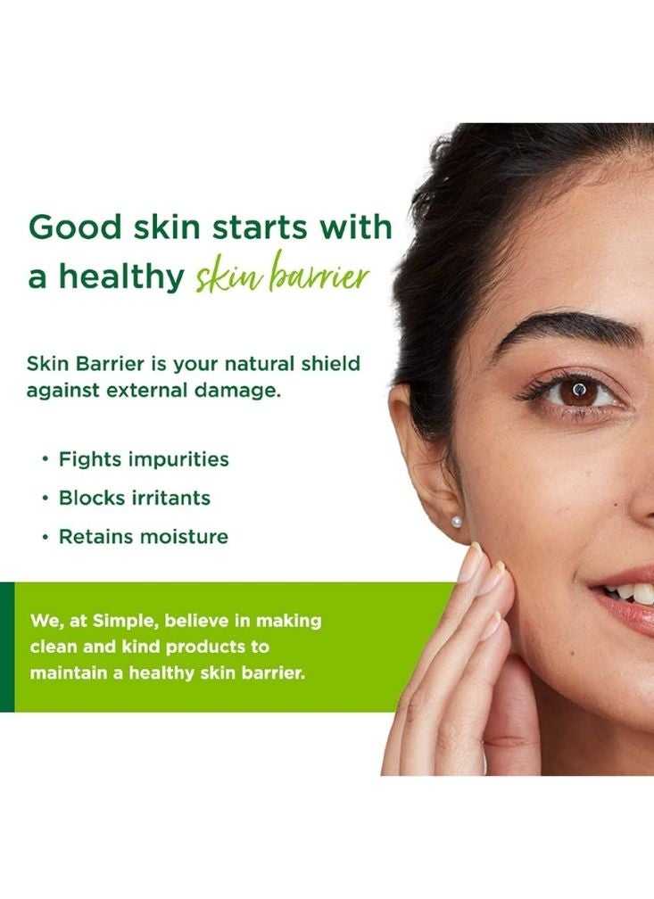 Simple Moisturising Facial Wash 150ml – Gentle Daily Cleanser with Pro-Vitamin B5, Soap-Free Formula for All Skin Types - Image 2